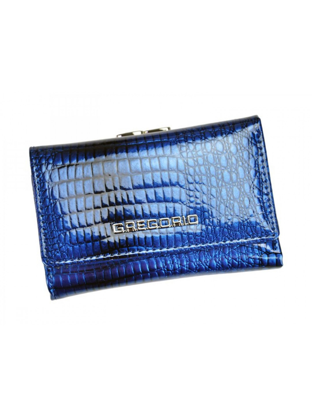 Dámská kožená peněženka modrá – Gregorio Samuela