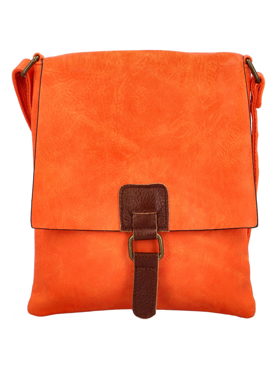 Dámská crossbody kabelka oranžová – Paolo bags Siwon