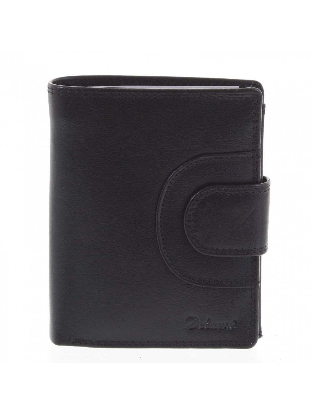 Pánská kožená peněženka černá – Delami Armando