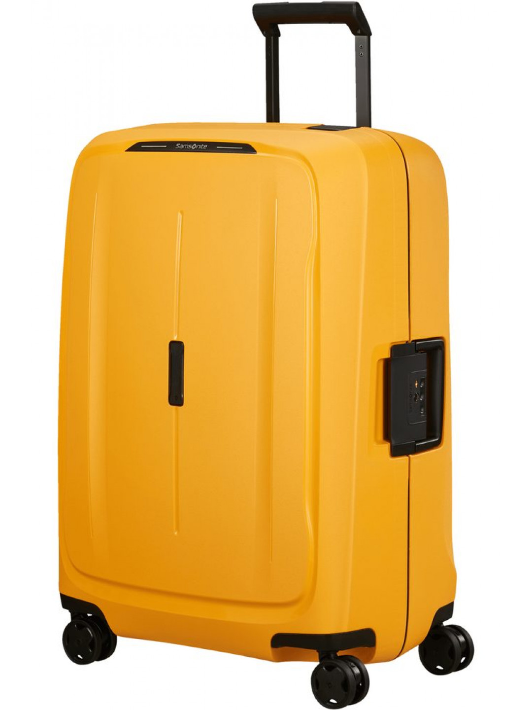 Samsonite Skořepinový cestovní kufr Essens M 88 l – žlutá