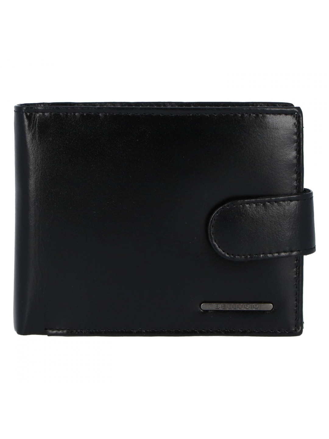 Pánská stylová kožená peněženka Edu černá