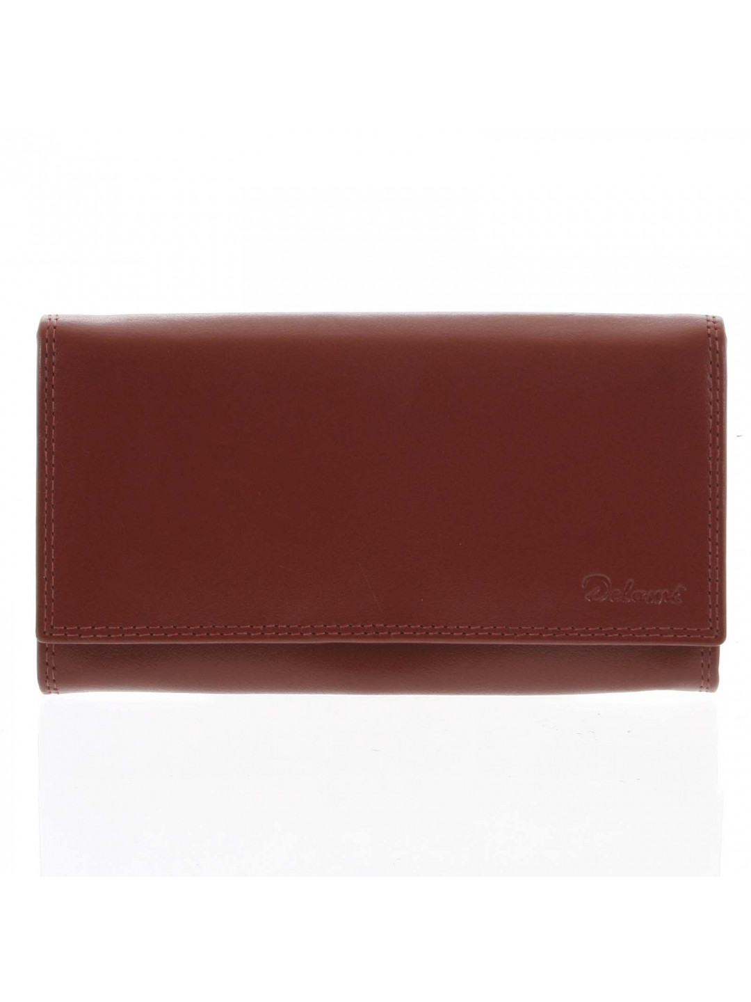 Dámská kožená peněženka červená – Delami Wandy