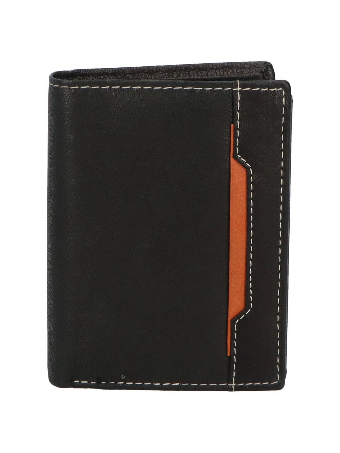 Pánská kožená peněženka černo koňaková – Diviley Farrons