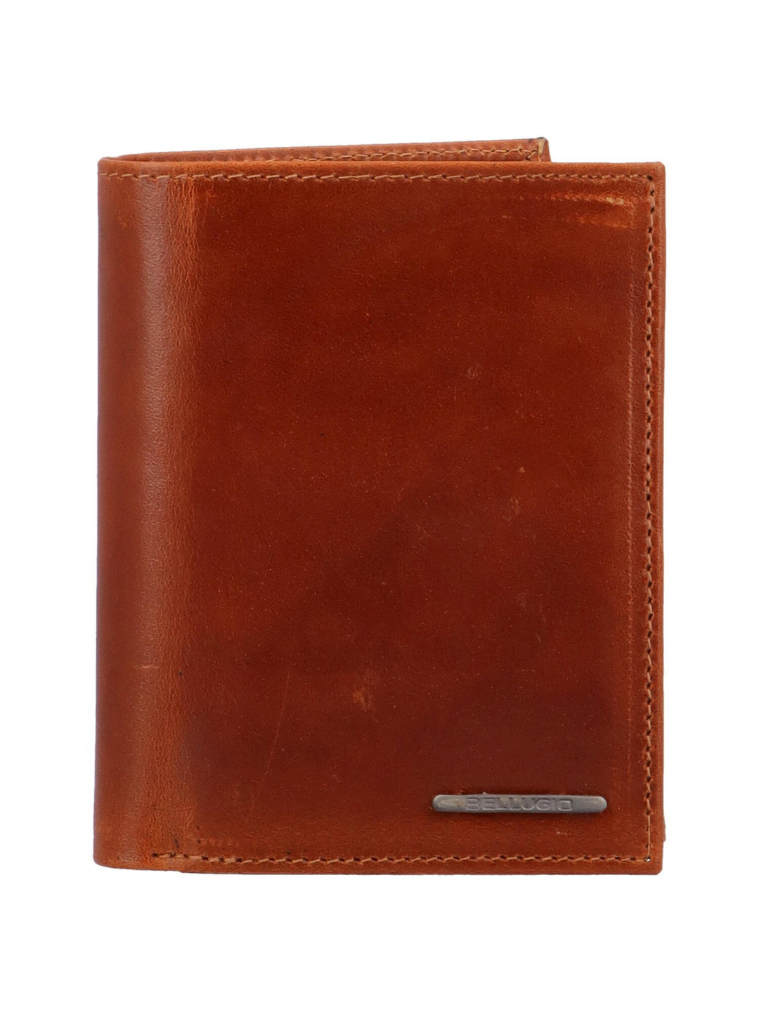 Pánská kožená peněženka koňaková – Bellugio Marphy