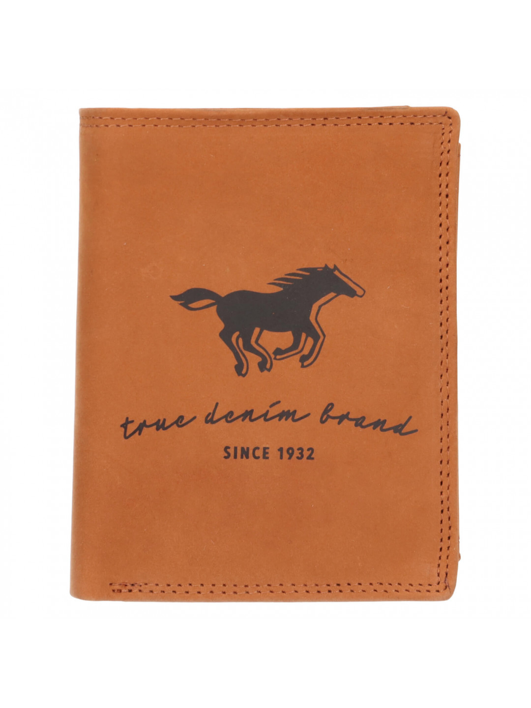 Pánská kožená peněženka Mustang Rolley – koňak