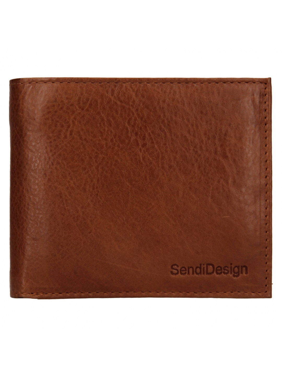 Pánská kožená peněženka SendiDesign Bredly – koňak