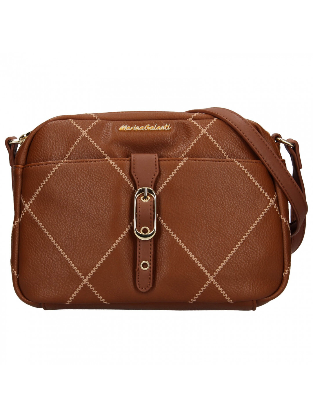 Dámská crossbody kabelka Marina Galanti Leticie - koňak