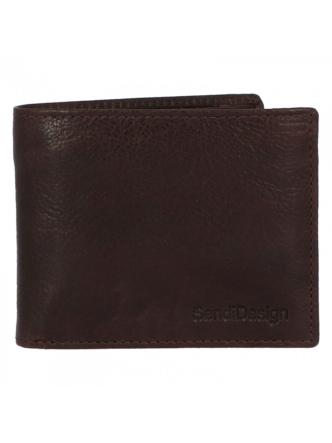 Pánská kožená peněženka hnědá – SendiDesign Boster