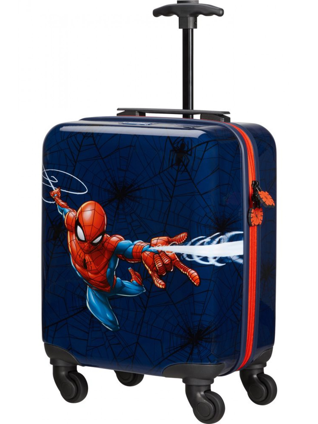 Samsonite Dětský cestovní kufr Disney Ultimate 2 0 Marvel Spiderman Web 23 5 l – tmavě modrá