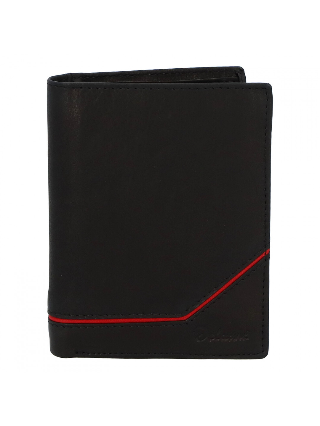Pánská kožená peněženka černá – Delami Maast 2