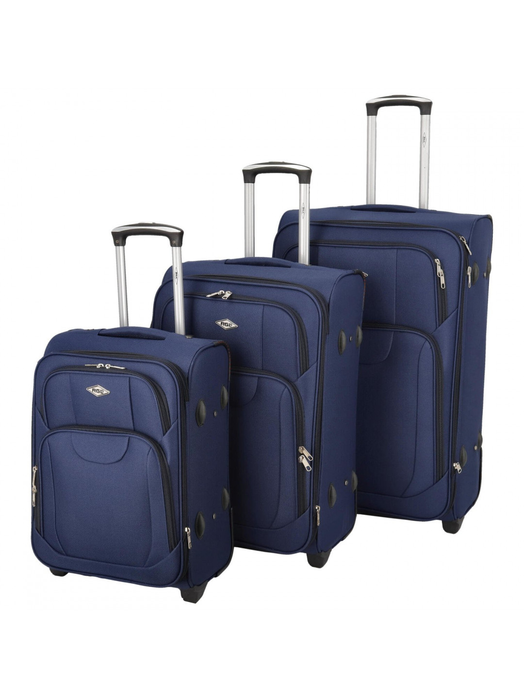 Cestovní kufr Arktida SADA modrá