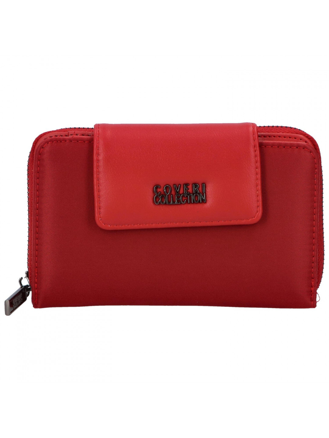 Trendová dámská koženková peněženka Dari červená