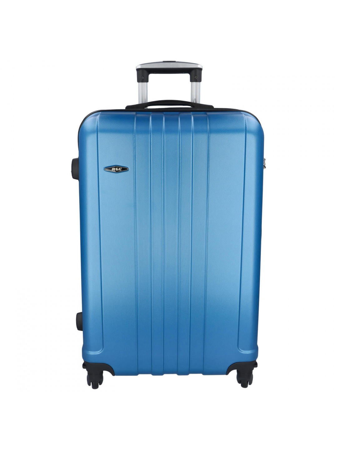 Cestovní kufr Normand Blue modrá metalická L