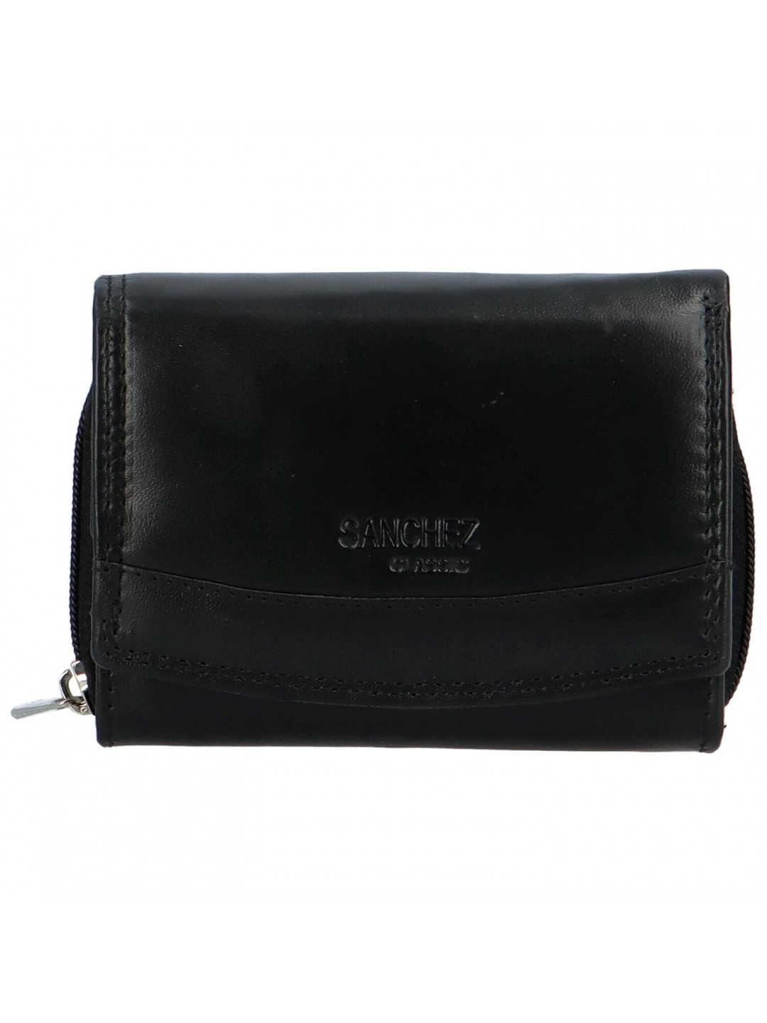 Luxusní dámská kožená peněženka Skope černá