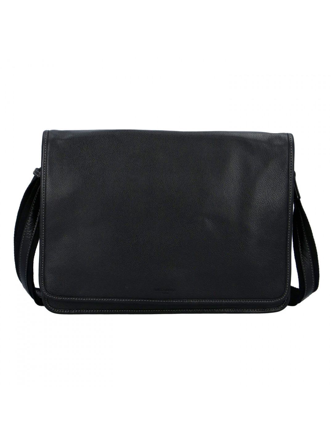 Pánská kožená taška přes rameno černá – Hexagona 463136
