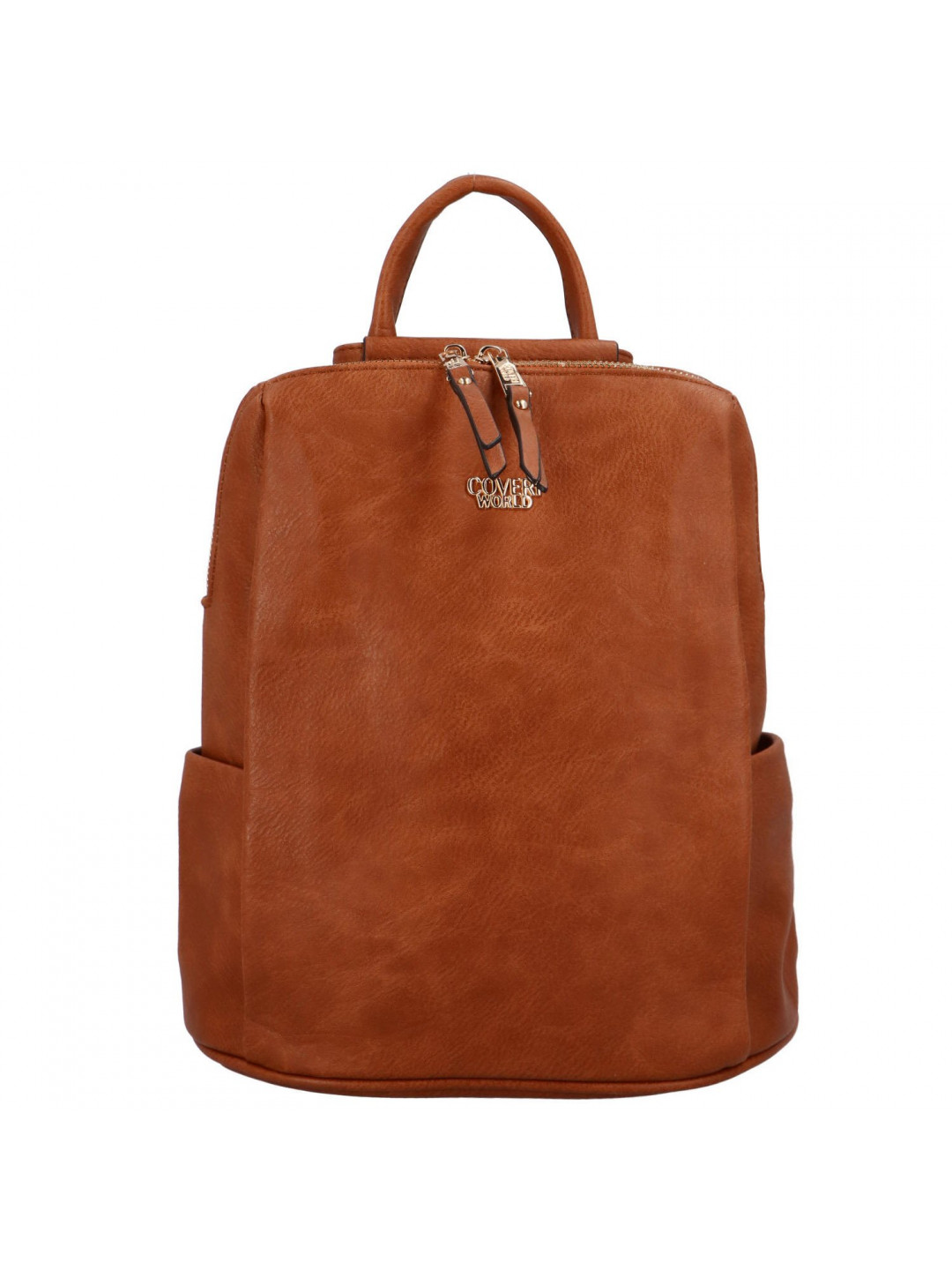 Dámský batoh kabelka světle hnědý – Coveri Lusia