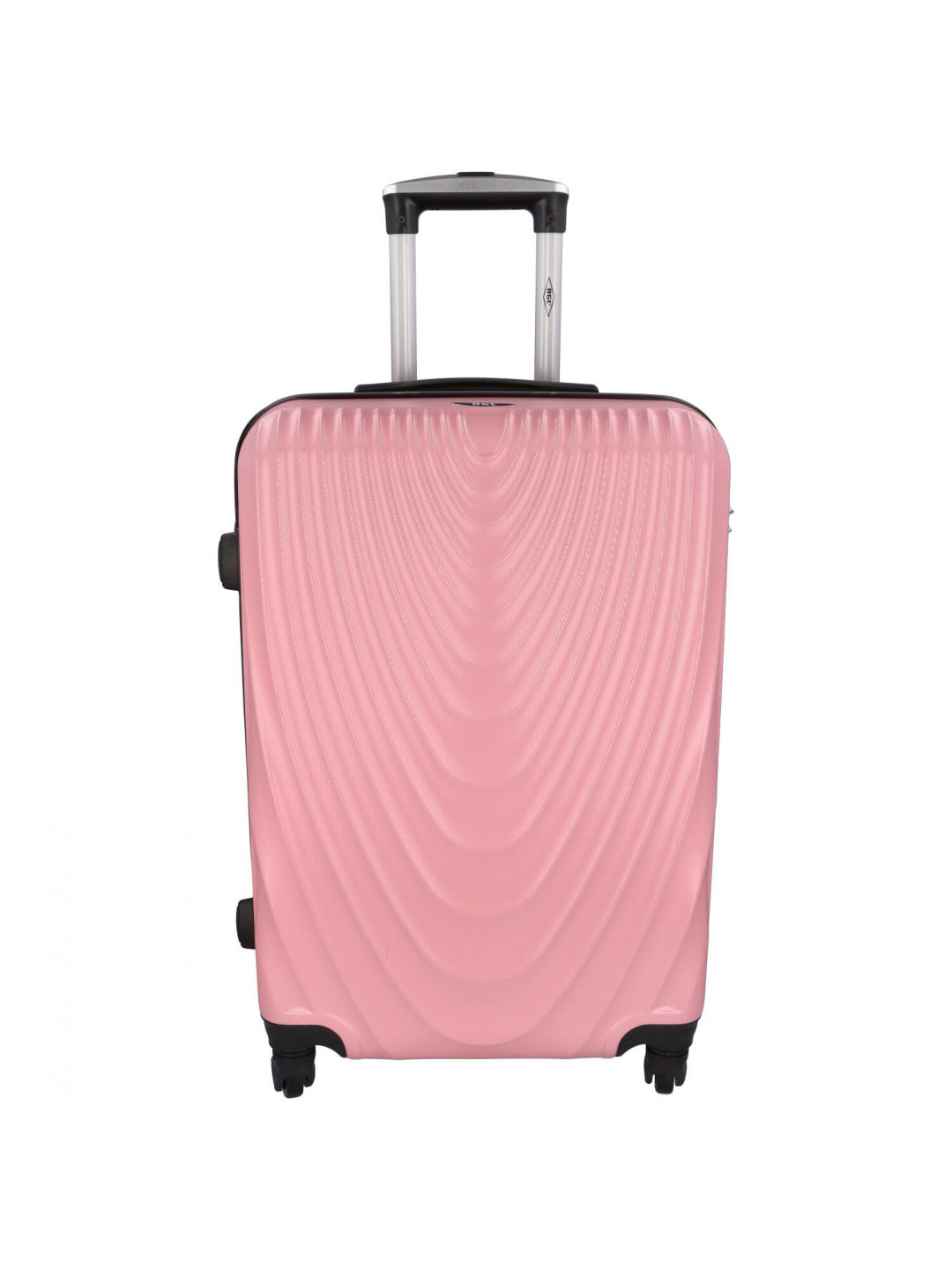 Cestovní kufr Travel Pink růžová L