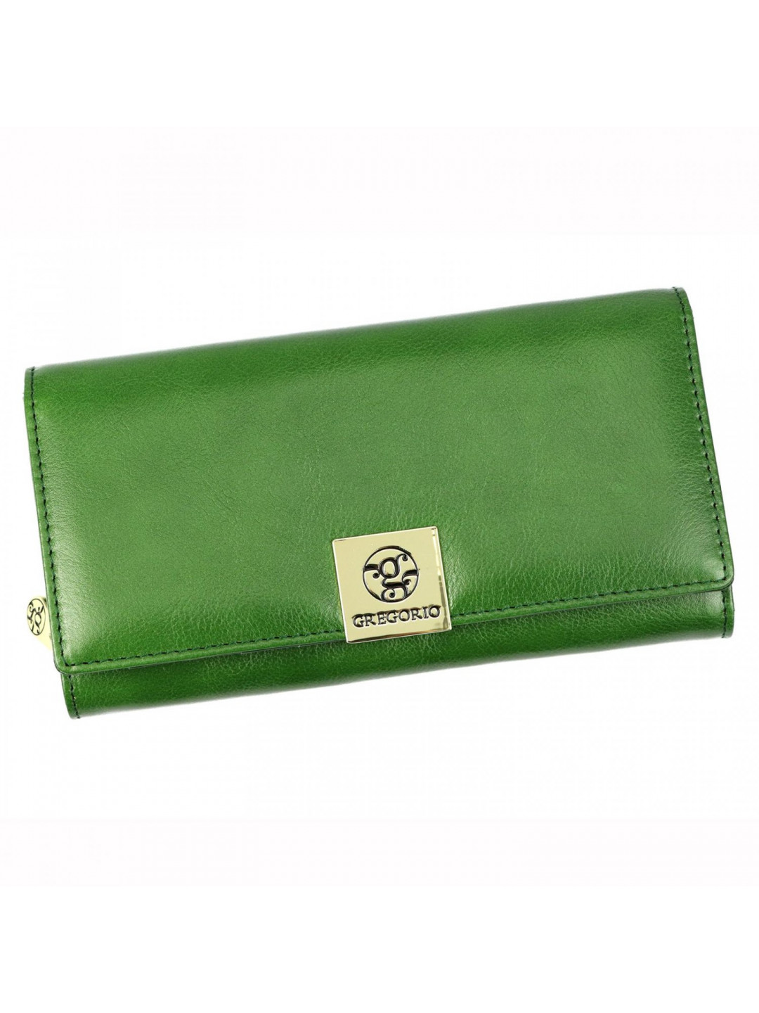 Luxusní dámská kožená peněženka Leonardo zelený