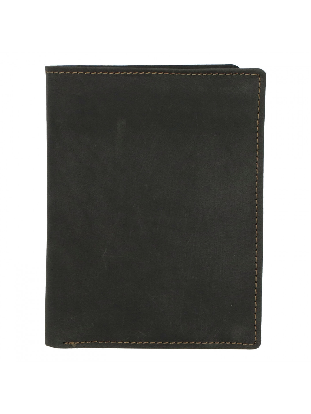 Pánská kožená peněženka černá broušená – Tomas Palac