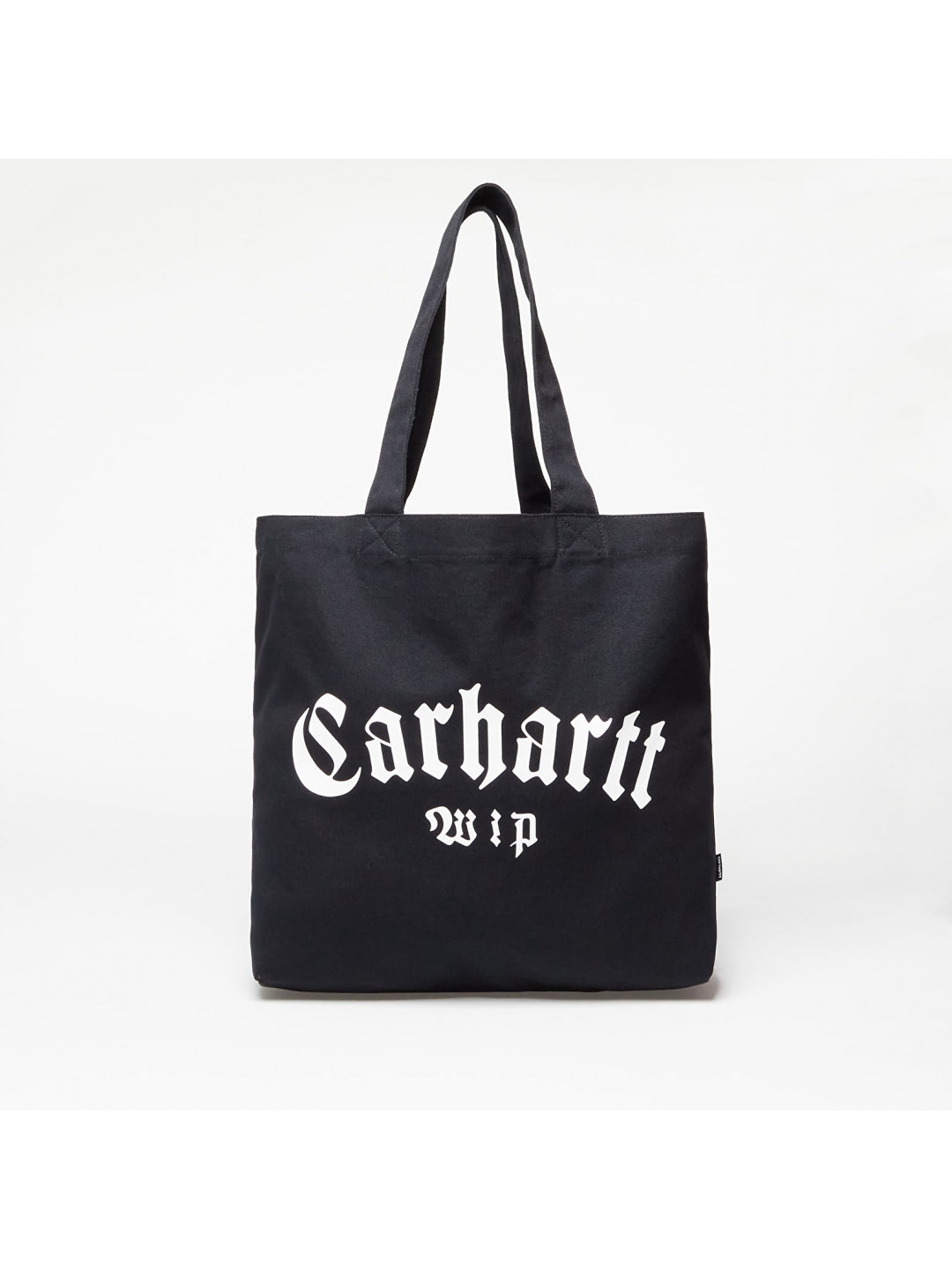 Carhartt WIP Canvas Graphic Tote Large Onyx Print Black White