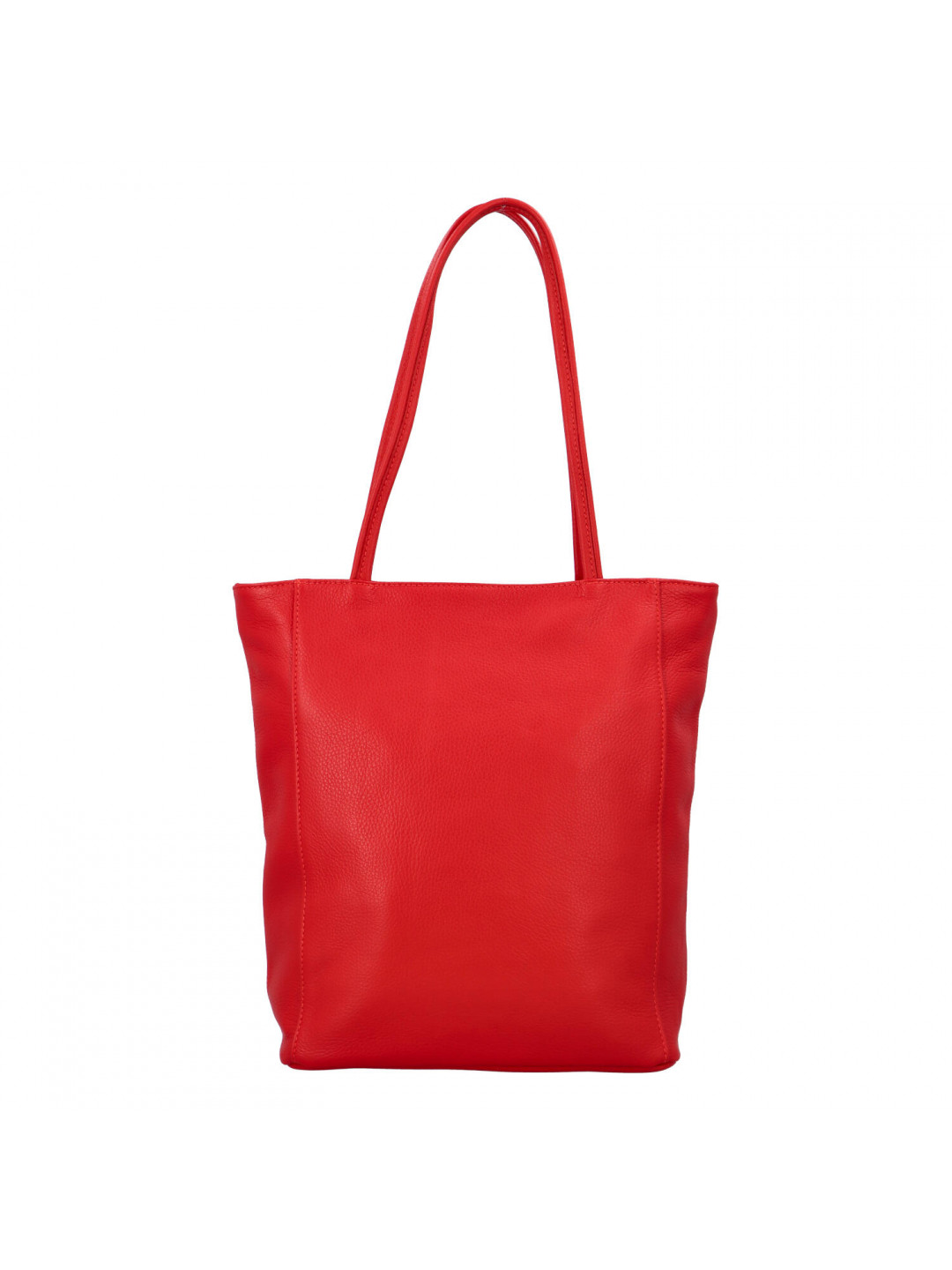 Dámská kožená kabelka přes rameno červená – ItalY Nooxies