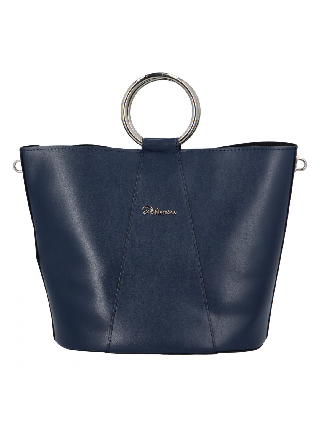 Nadčasová dámská kabelka s organizérem tmavě modrá – Delami Karsyn