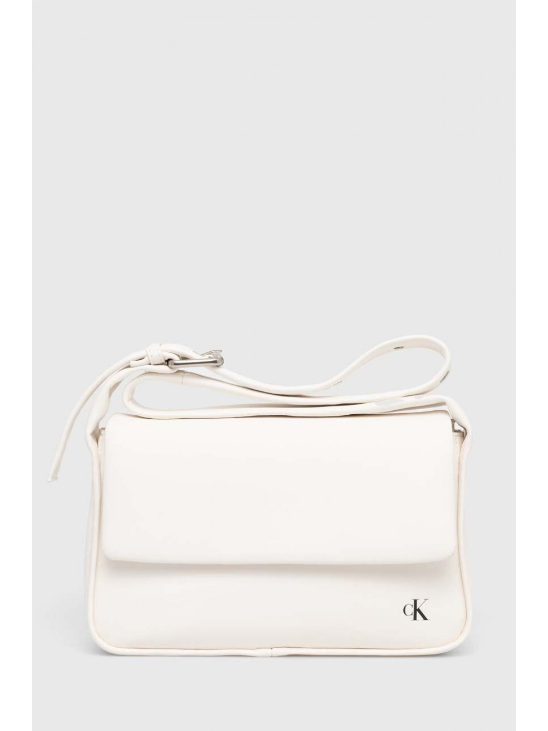 Kabelka Calvin Klein Jeans bílá barva K60K611467