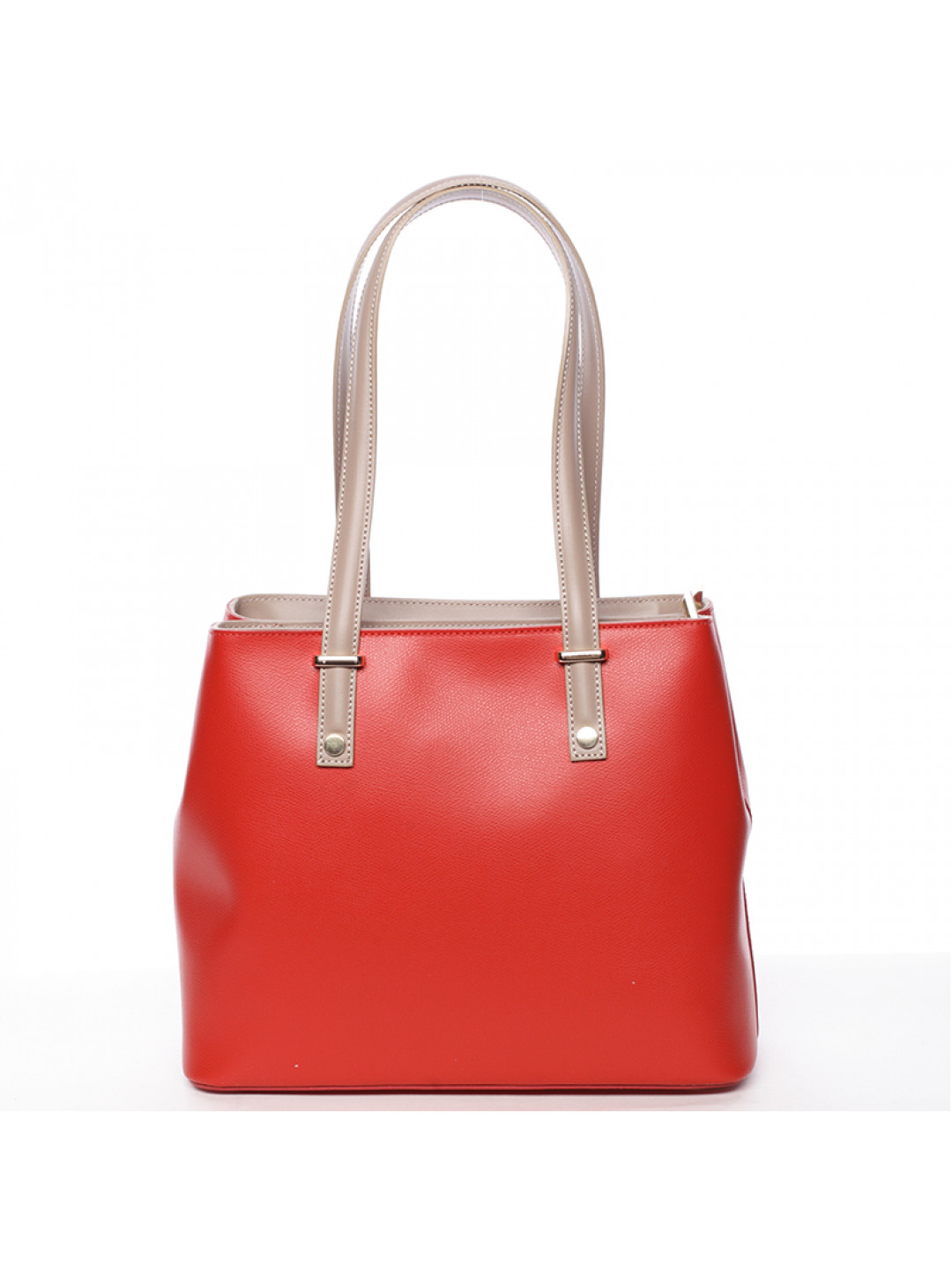 Dámská kožená kabelka červená – Delmi Vera Pelle Nairobia