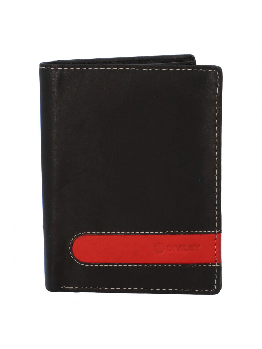 Pánská kožená peněženka černá – Diviley D1900