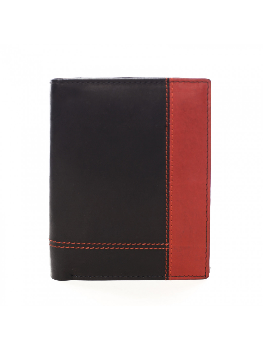 Pánská kožená peněženka černo červená – Diviley Kroll