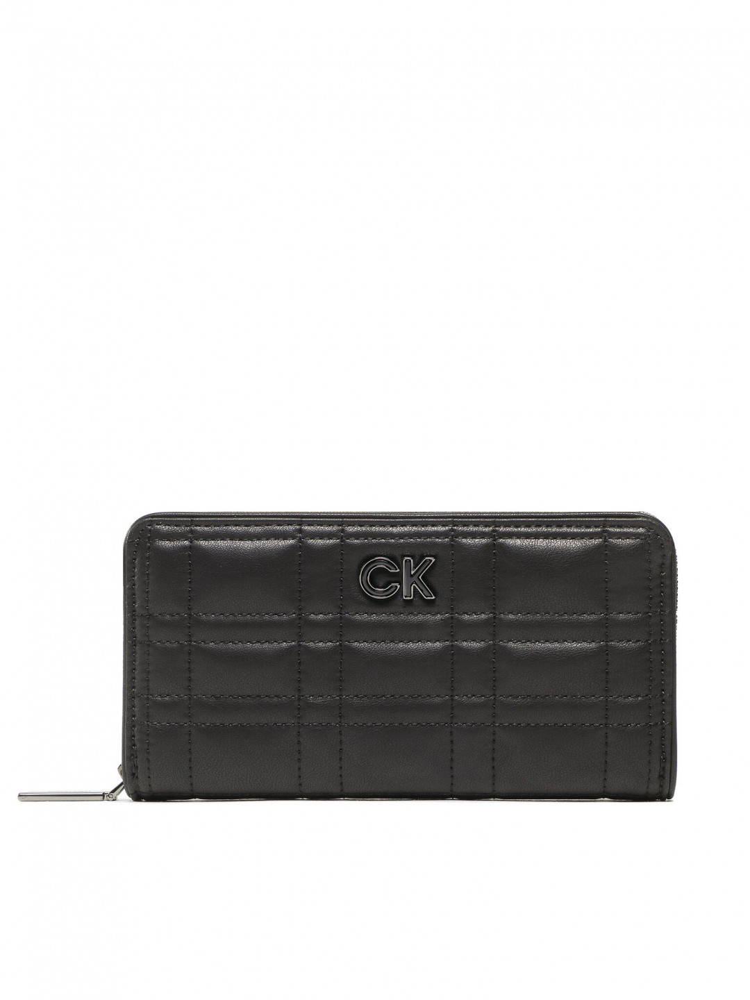 Calvin Klein Velká dámská peněženka Re-Lock Quilt Z A Wallet Lg K60K609912 Černá
