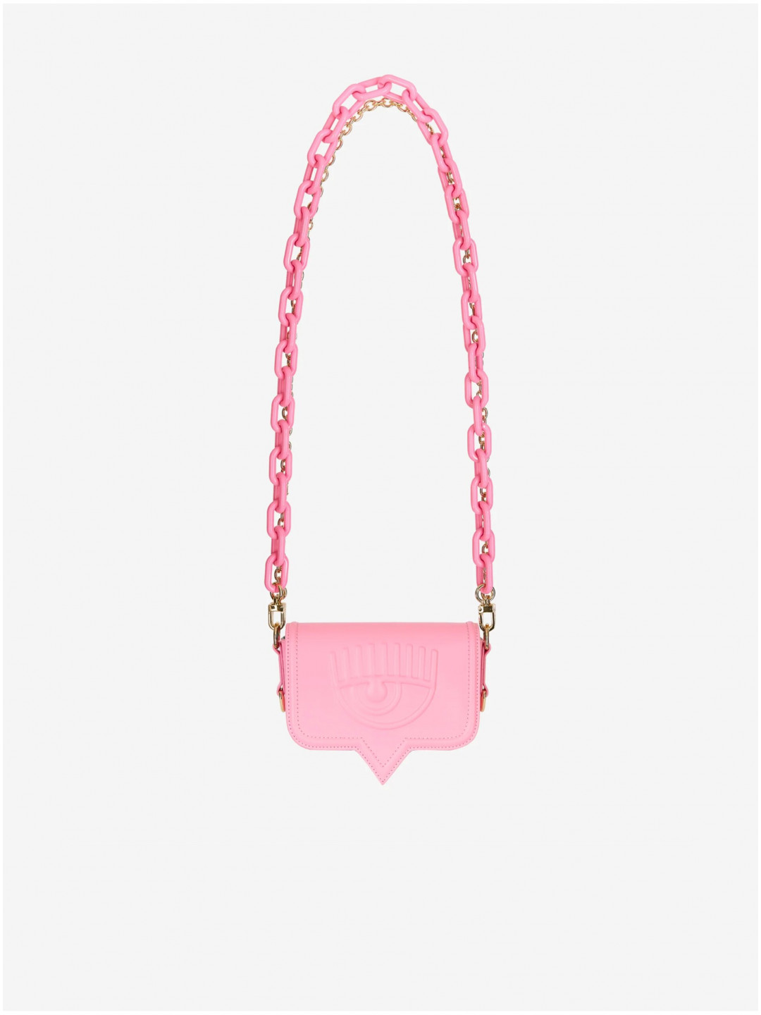 Růžová dámská kabelka CHIARA FERRAGNI Eyelike Bags