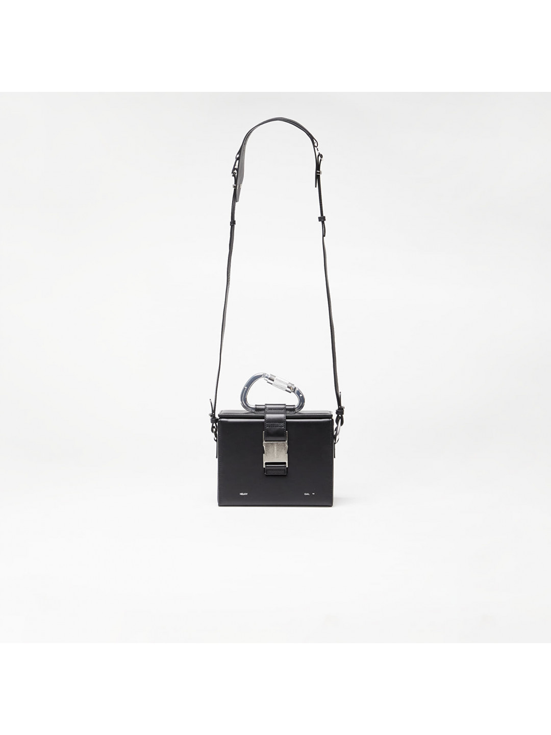 HELIOT EMIL Leather Carabiner Box Bag Black