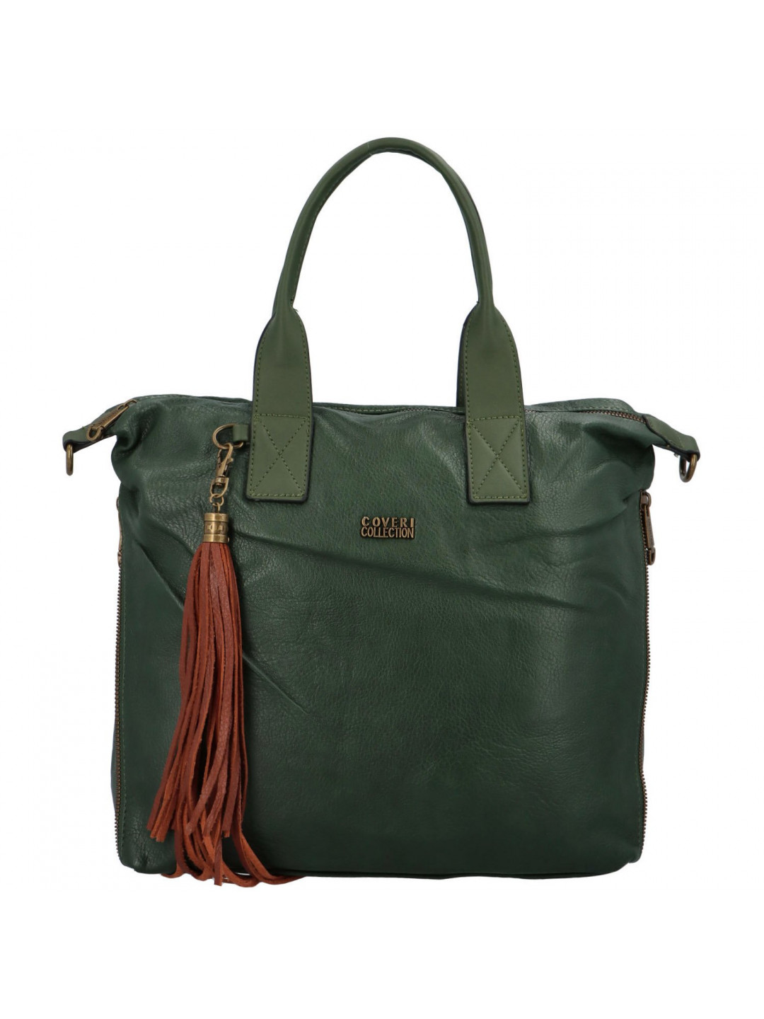 Dámská kabelka do ruky zelená – Coveri Elaine