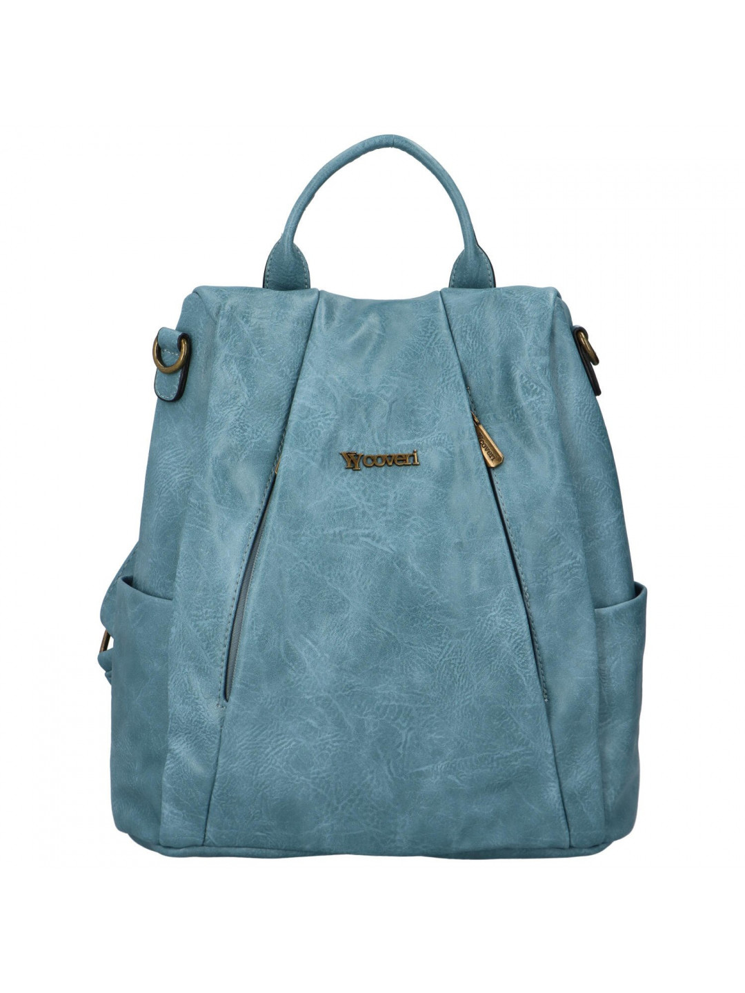 Dámský kabelko batoh džínově modrý – Coveri Chandie