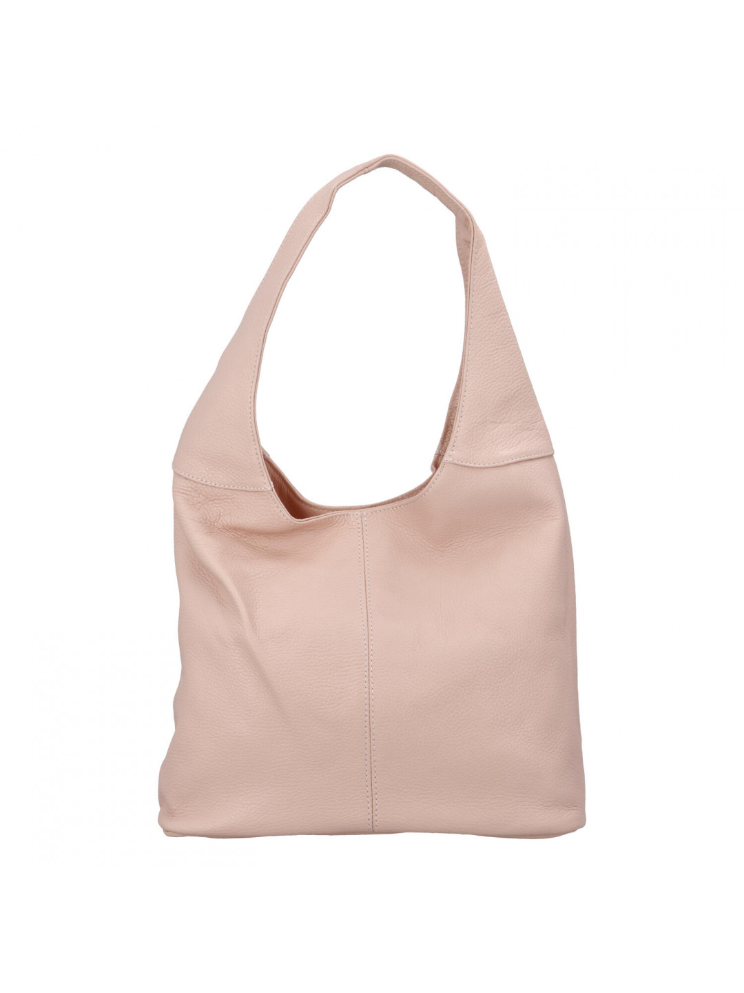 Dámská kožená kabelka přes rameno růžová – ItalY SkyFull