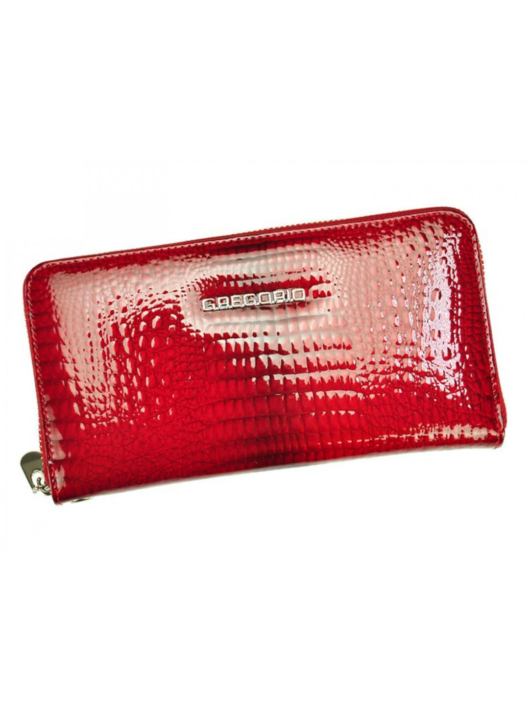 Elegantní dámská kožená peněženka s hadím vzorem Laurenn červená