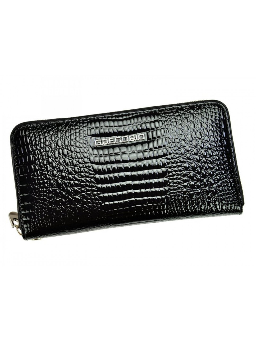 Elegantní dámská kožená peněženka s hadím vzorem Laurenn černá
