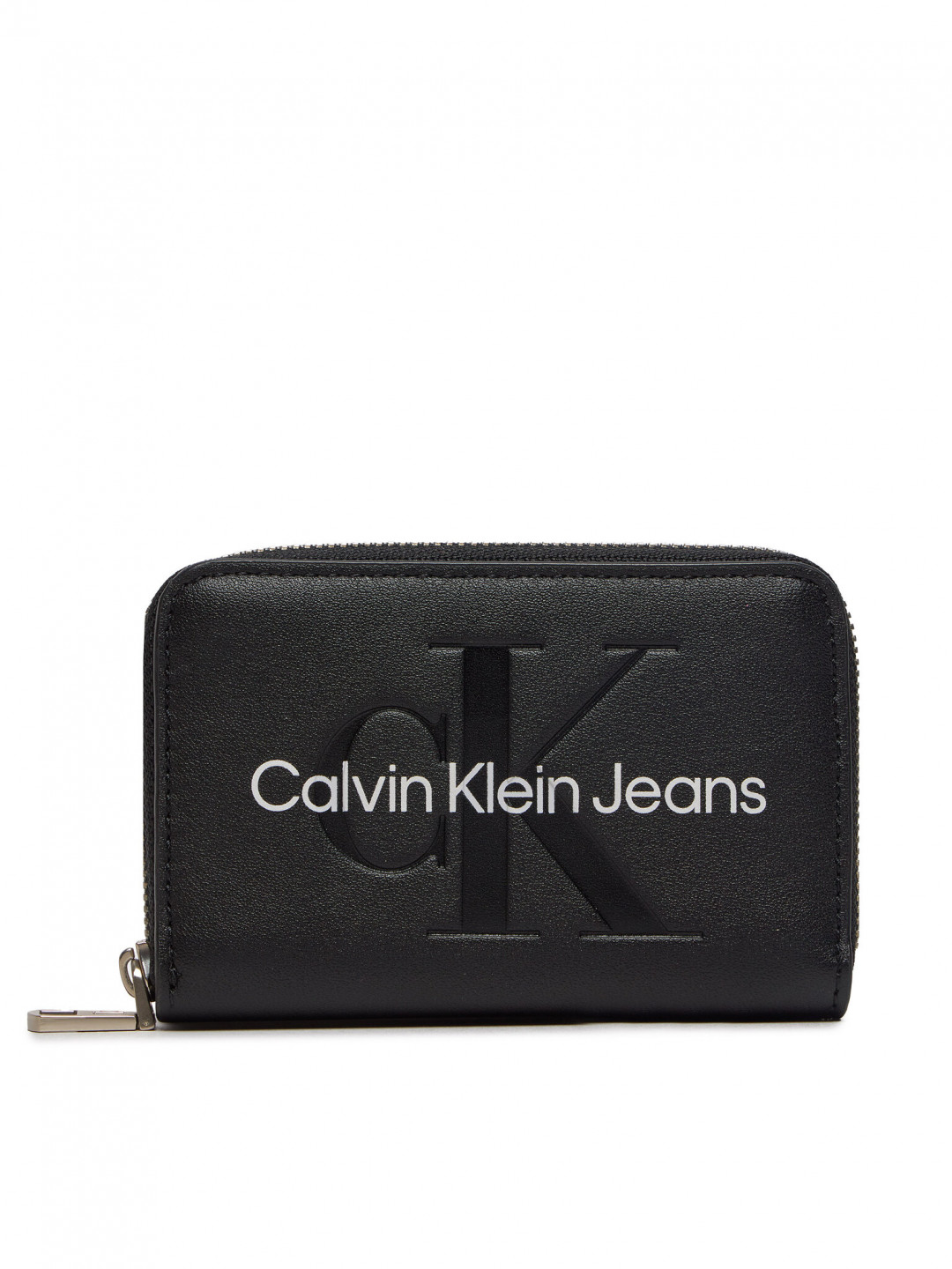 Calvin Klein Jeans Malá dámská peněženka Zip Around Mono K60K612255 Černá