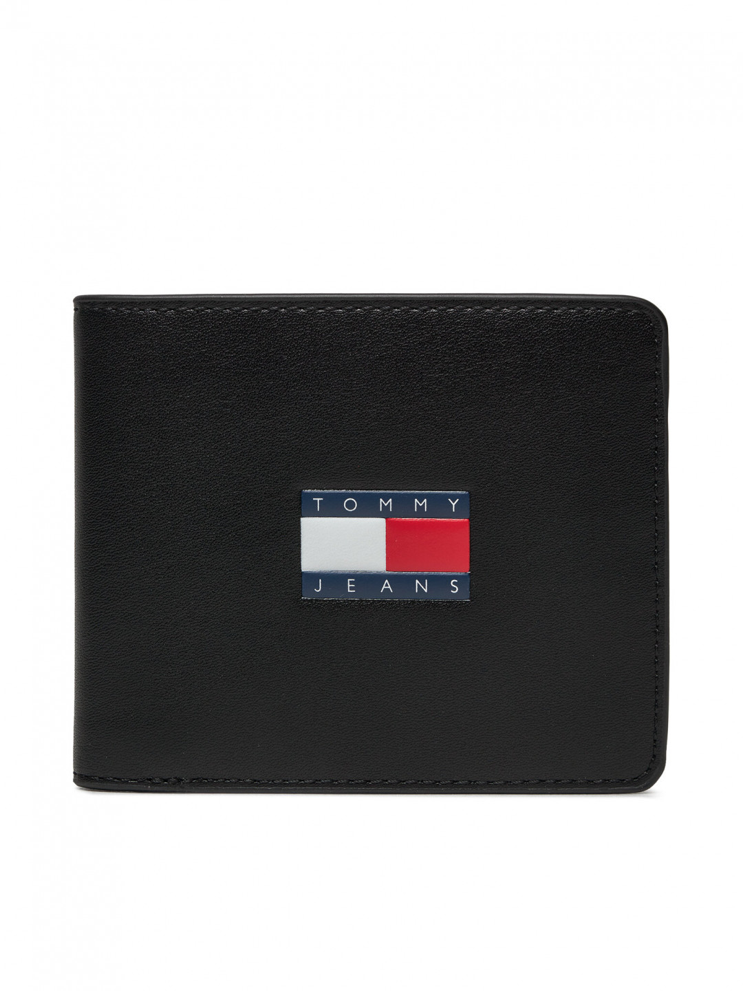 Tommy Jeans Velká pánská peněženka Tjm Archive Leather Cc Wallet AM0AM12440 Černá