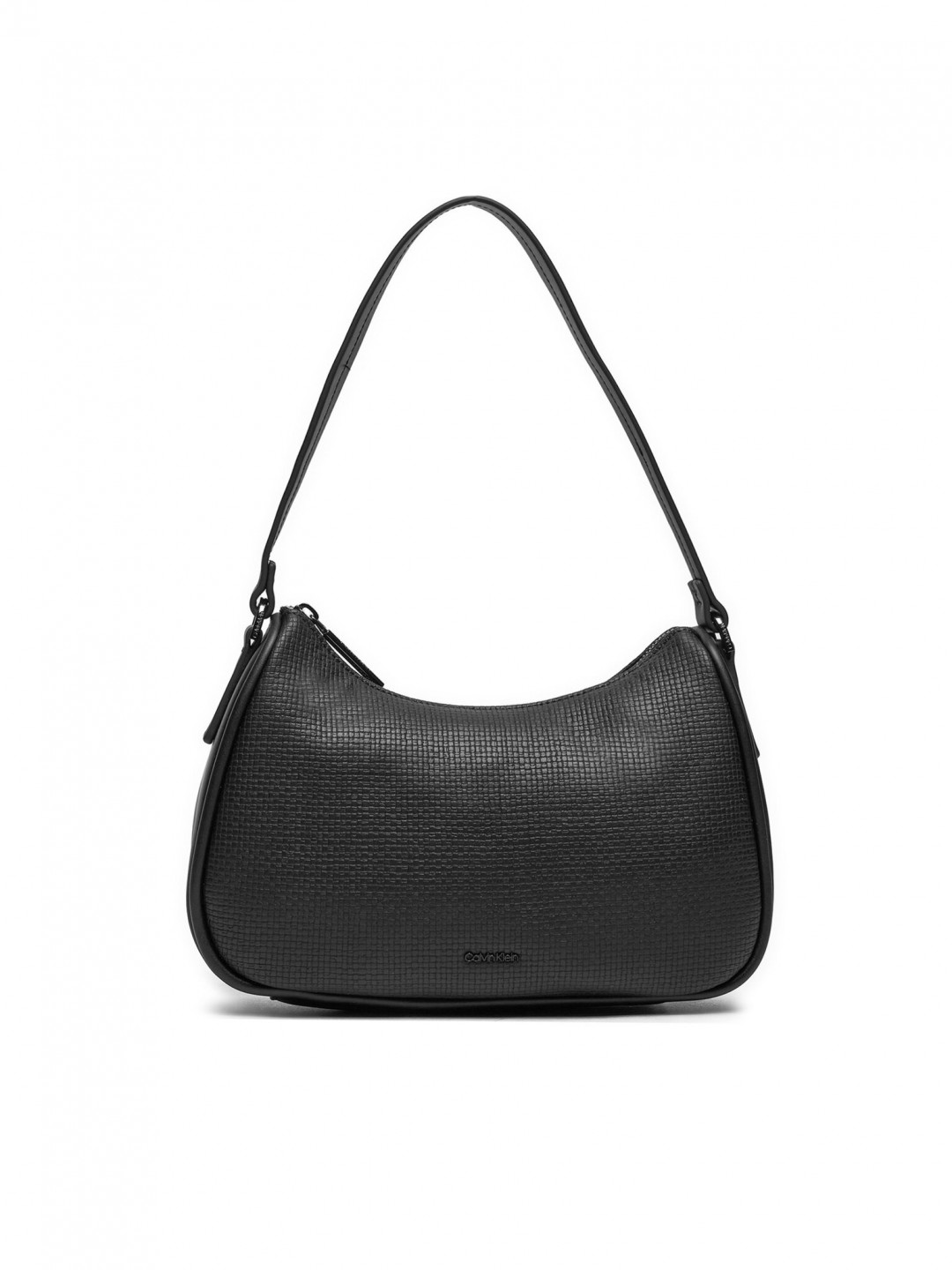 Calvin Klein Kabelka Ck Refine Shoulder Bag Braid K60K612132 Černá