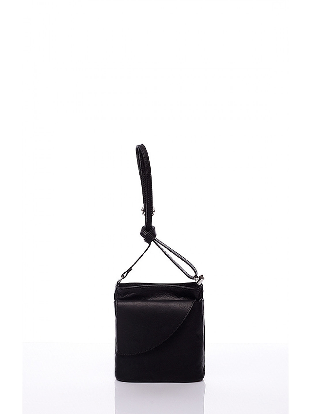 Dámská kožená crossbody kabelka černá – Delami Iraida