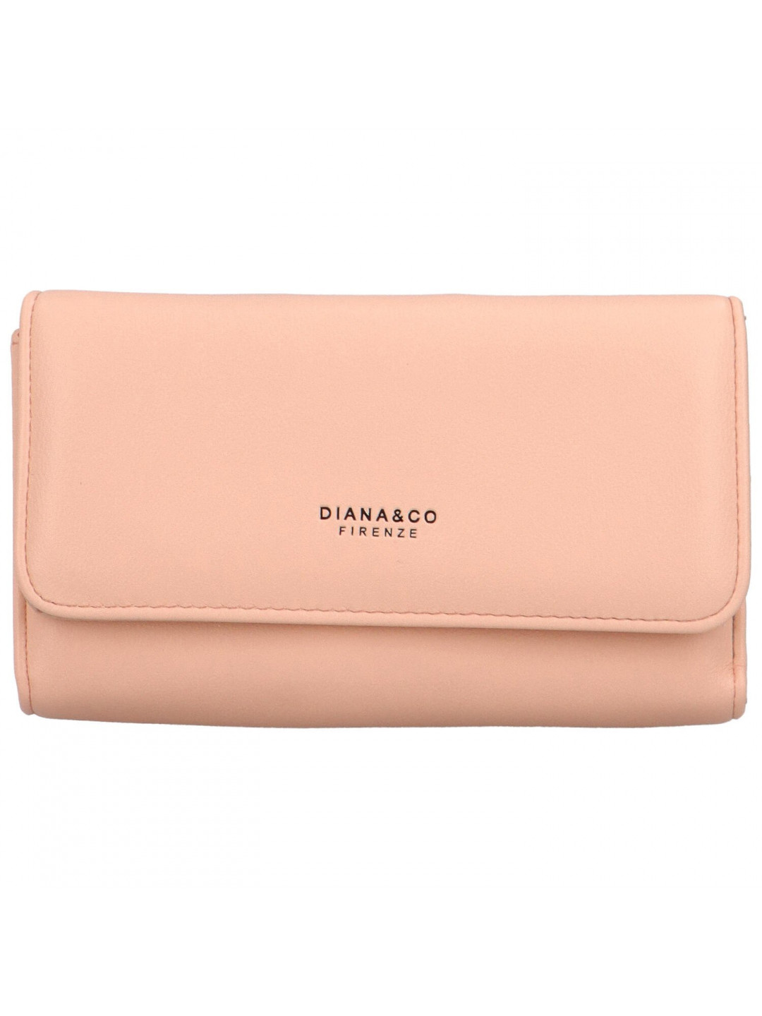 Elegantní dámská koženková peněženka Žofie růžová