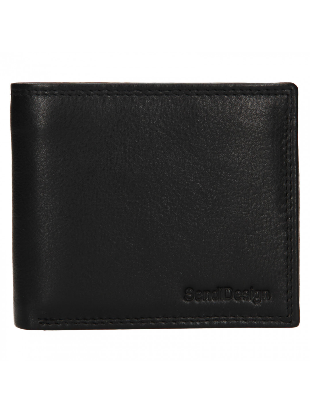 Pánská kožená peněženka SendiDesign Kamee – černá