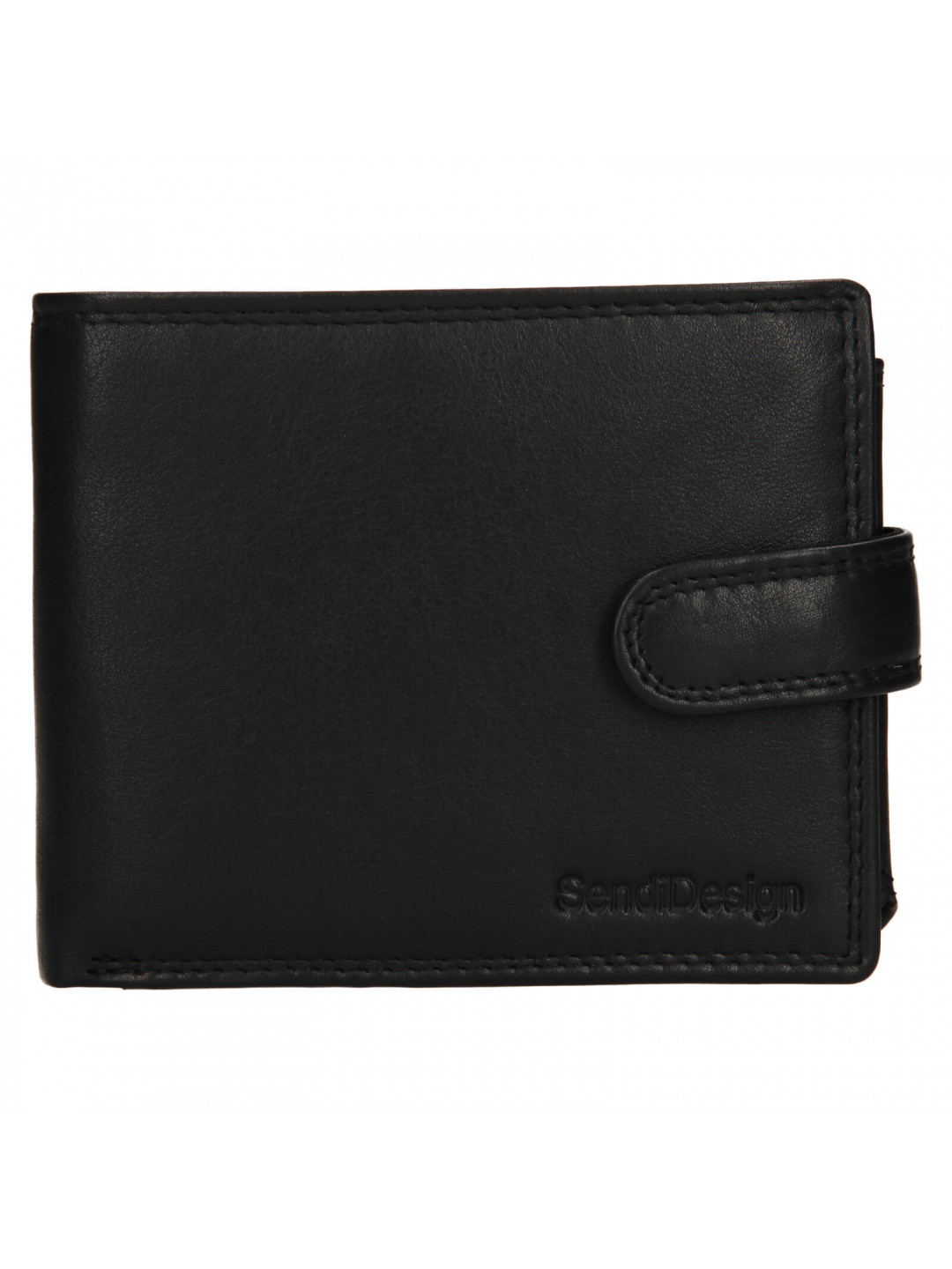 Pánská kožená peněženka SendiDesign Perres – černá