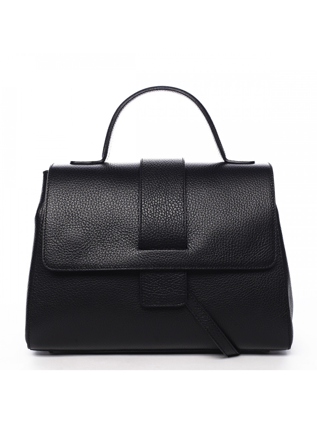 Dámská kožená kabelka černá – ItalY Lauren