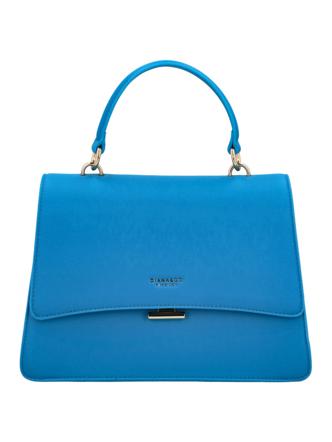 Luxusní kabelka do ruky Lossie nebesky modrá