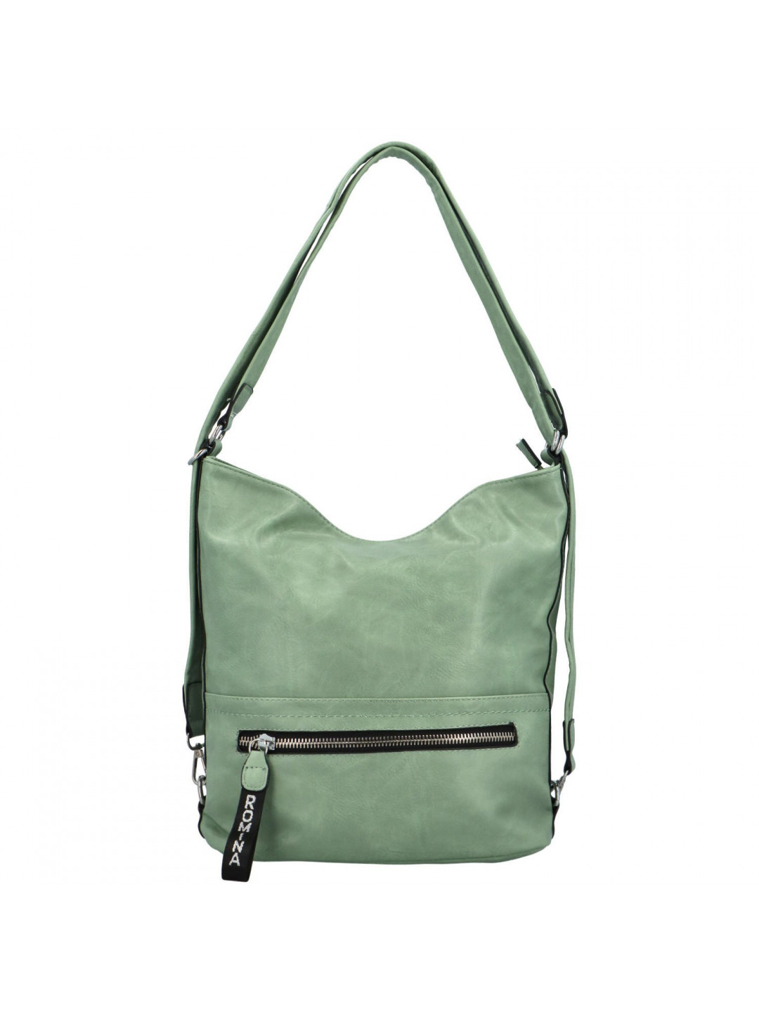 Stylový dámský kabelko-batoh Trittia světle zelená