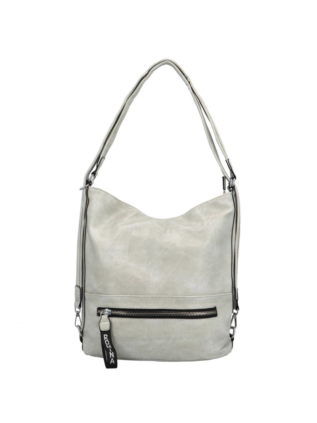 Stylový dámský kabelko-batoh Trittia šedá