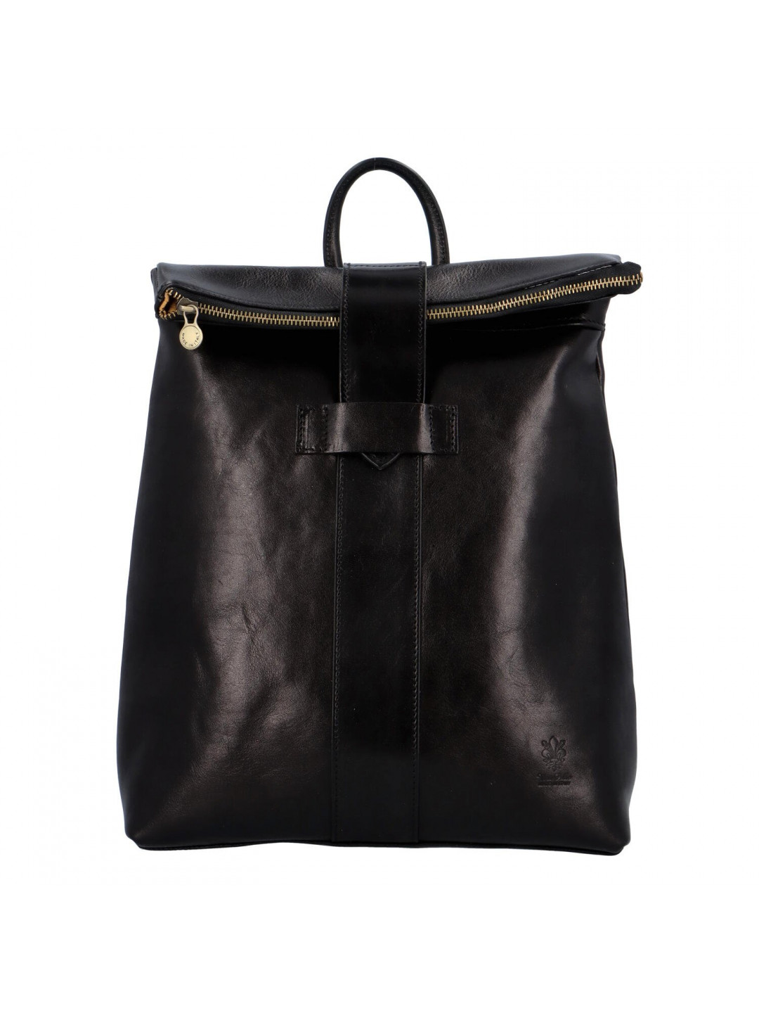 Dámský kožený batoh černý – Delami Vera Pelle Sarava
